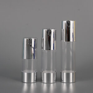 Shiny Silver AS Airless Bottle