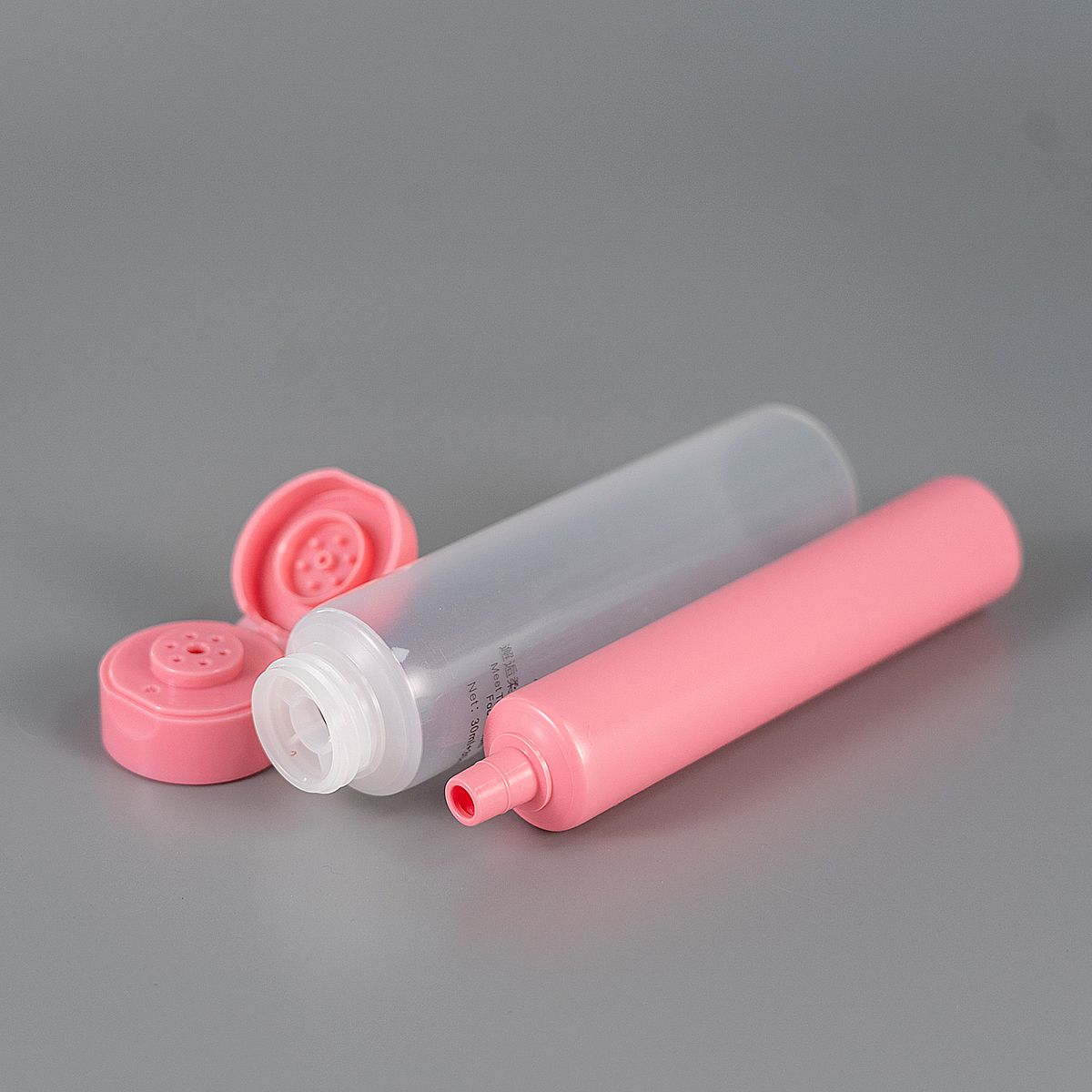 empty cosmetic dual chamber packaging tube for foot cream R-T35C12 - 루이스팩