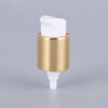 0.5cc lotion dispenser pump with gold collar r p17