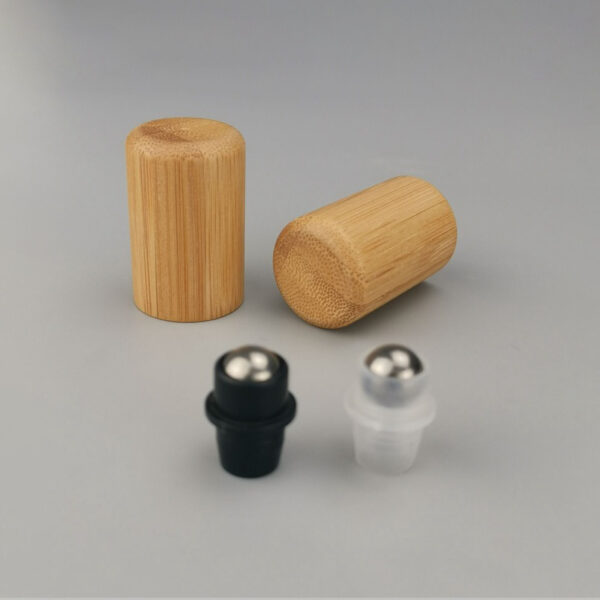 15ml Glass Roll On Bottle With Wood Cap (1)