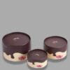 Custom Logo Small Cylindrical Gift Cardboard Paper Box For Chocolate Packaging (1)