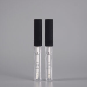 6Tubo de brillo de labios cuadrado negro mate de ml (3)