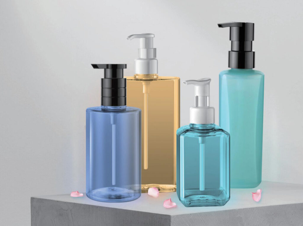 Dispensing pump for skincare packaging