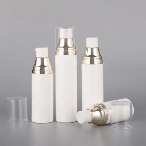 Gold Airless Bottle For Skincare Packaging (2)