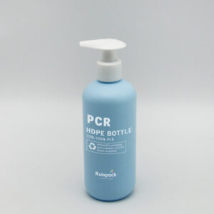 Botella de HDPE Botella de cuidado de la piel con champú PCR (4)