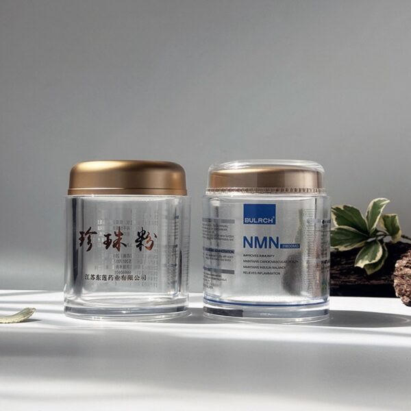 Clear Acrylic Capsule Bottle (3)