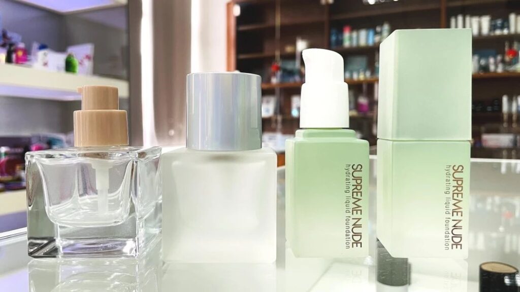Glass Bottle Pump Packaging